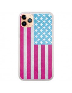 Coque iPhone 11 Pro Max Drapeau USA Vintage - Mary Nesrala
