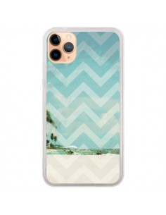 Coque iPhone 11 Pro Max Chevron Beach Dreams Triangle...