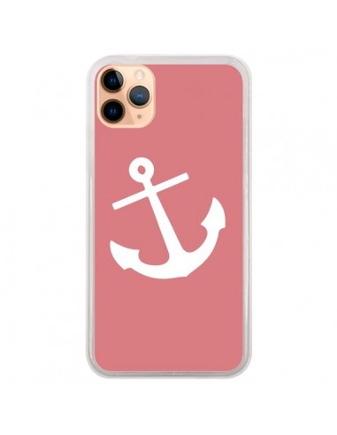 Coque iPhone 11 Pro Max Ancre Corail - Mary Nesrala
