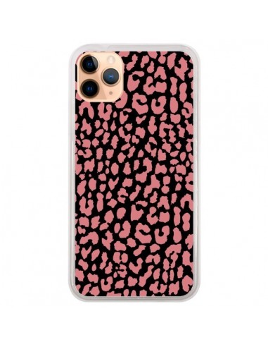 Coque iPhone 11 Pro Max Leopard Corail - Mary Nesrala