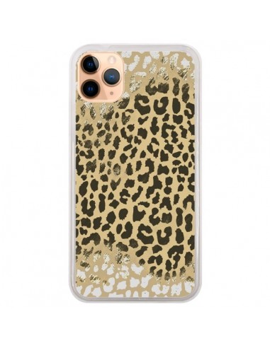 Coque iPhone 11 Pro Max Leopard Golden Or Doré - Mary Nesrala