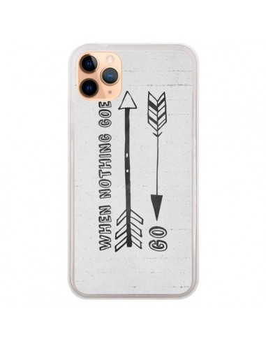 Coque iPhone 11 Pro Max When nothing goes right - Mary Nesrala