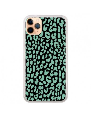 Coque iPhone 11 Pro Max Leopard Mint Vert - Mary Nesrala