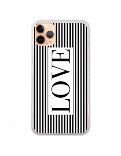 Coque iPhone 11 Pro Max Love Noir et Blanc - Mary Nesrala