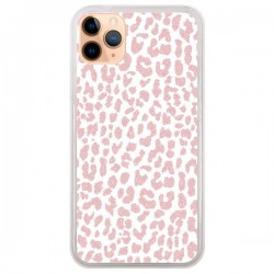Coque iPhone 11 Pro Max Leopard Rose Corail - Mary Nesrala