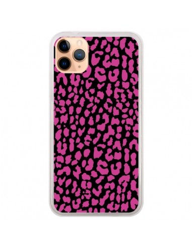 Coque iPhone 11 Pro Max Leopard Rose Pink - Mary Nesrala