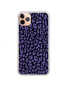 Coque iPhone 11 Pro Max Leopard Violet - Mary Nesrala