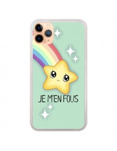 Coque iPhone 11 Pro Max Etoile Je m'en fous - Maryline...