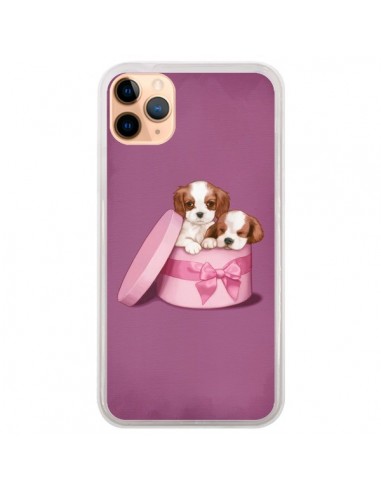 Coque iPhone 11 Pro Max Chien Dog Boite Noeud - Maryline Cazenave