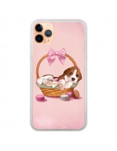 Coque iPhone 11 Pro Max Chien Dog Panier Noeud Papillon...