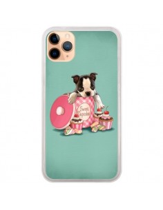 Coque iPhone 11 Pro Max Chien Dog Cupcakes Gateau Boite -...