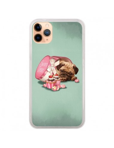 Coque iPhone 11 Pro Max Chien Dog Cupcakes Gateau Bonbon Boite - Maryline Cazenave