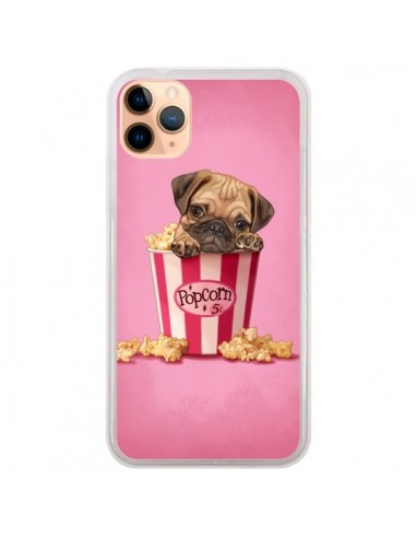 Coque iPhone 11 Pro Max Chien Dog Popcorn Film - Maryline Cazenave