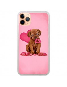 Coque iPhone 11 Pro Max Chien Dog Gateau Coeur Love -...