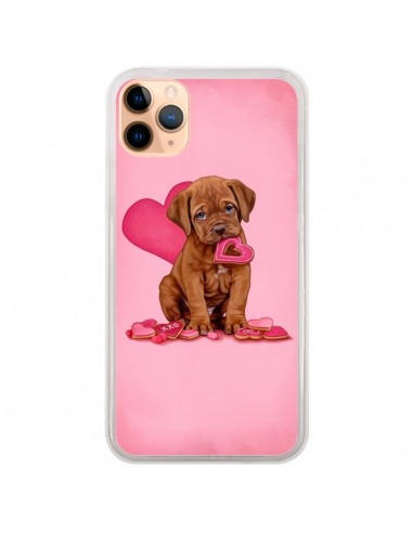 Coque iPhone 11 Pro Max Chien Dog Gateau Coeur Love - Maryline Cazenave
