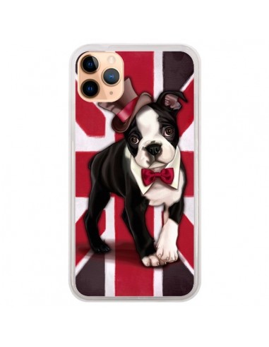 Coque iPhone 11 Pro Max Chien Dog Anglais UK British Gentleman - Maryline Cazenave