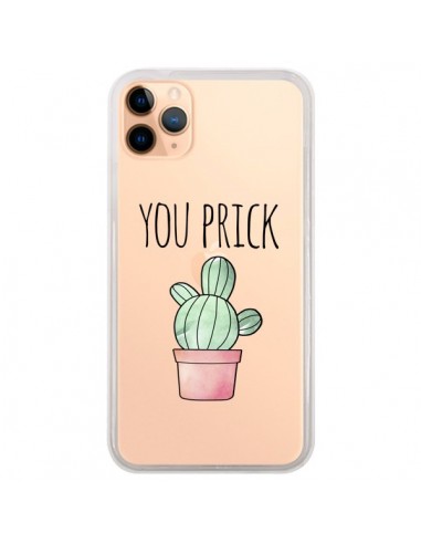 Coque iPhone 11 Pro Max You Prick Cactus Transparente - Maryline Cazenave