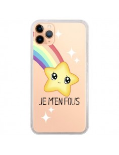 Coque iPhone 11 Pro Max Etoile Je M'en Fous Transparente...