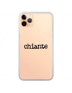 Coque iPhone 11 Pro Max Chiante Noir Transparente -...