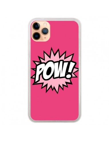 Coque iPhone 11 Pro Max Pow Bulles BD Comics - Maryline Cazenave