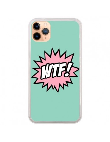 Coque iPhone 11 Pro Max WTF Bulles BD Comics - Maryline Cazenave