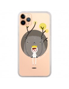 Coque iPhone 11 Pro Max Monstre Princesse Transparente -...