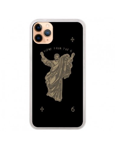 Coque iPhone 11 Pro Max God Black Drake Chanteur Jeu Cartes - Mikadololo