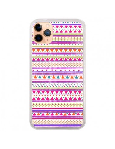 Coque iPhone 11 Pro Max Bandana Rose Azteque - Monica Martinez