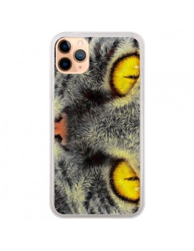 Coque iPhone 11 Pro Max Chat Gato Loco - Maximilian San