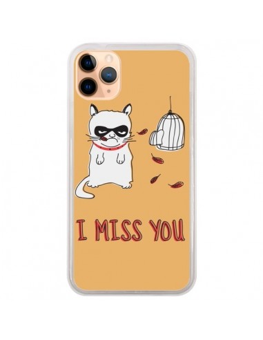 Coque iPhone 11 Pro Max Chat I Miss You - Maximilian San