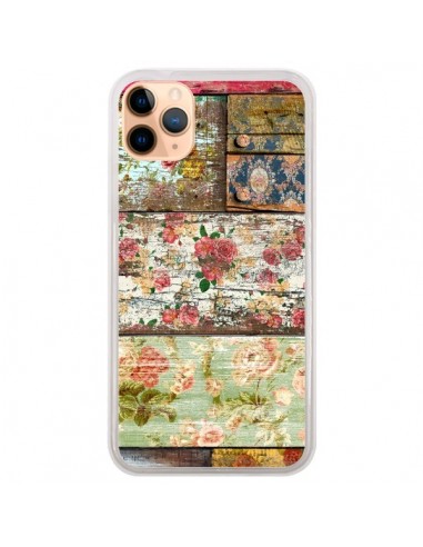 Coque iPhone 11 Pro Max Lady Rococo Bois Fleur - Maximilian San
