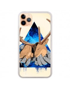 Coque iPhone 11 Pro Max Cerf Triangle Seconde Chance -...