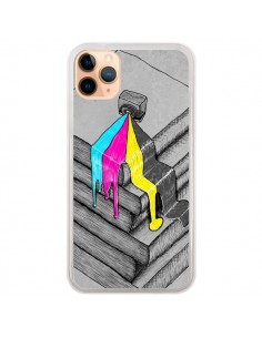 Coque iPhone 11 Pro Max Appareil Photo Bleeding Words -...