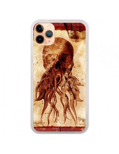 Coque iPhone 11 Pro Max Octopu Skull Poulpe Tête de Mort - Maximilian San
