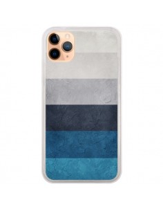 Coque iPhone 11 Pro Max Bandes Horizontales Greece Hues -...