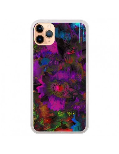 Coque iPhone 11 Pro Max Fleurs Lysergic Lujan - Maximilian San