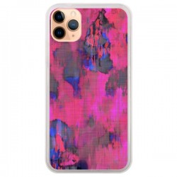Coque iPhone 11 Pro Max Fleurs Rose Lysergic Pink -...