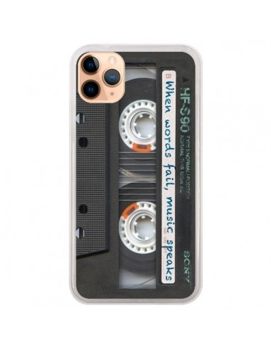 Coque iPhone 11 Pro Max Cassette Words K7 - Maximilian San