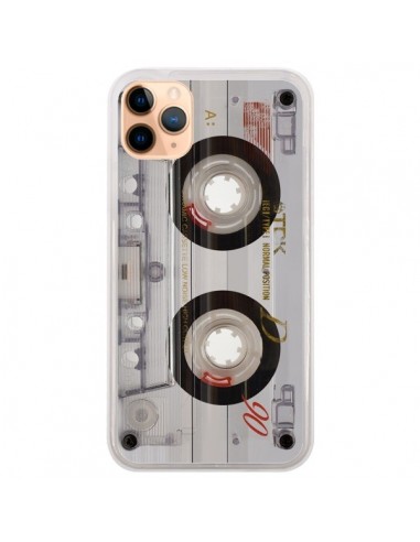 Coque iPhone 11 Pro Max Cassette Transparente K7 - Maximilian San