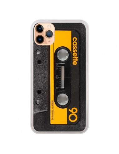 Coque iPhone 11 Pro Max Yellow Cassette K7 - Maximilian San