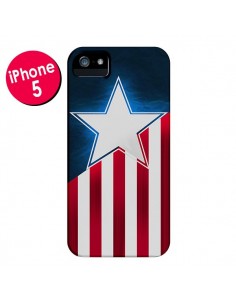 Coque Captain America pour iPhone 5 et 5S - Eleaxart