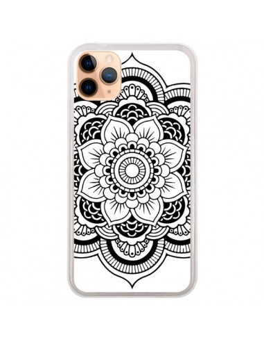 Coque iPhone 11 Pro Max Mandala Noir Azteque - Nico