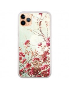 Coque iPhone 11 Pro Max Fleur Vintage Rose - Nico