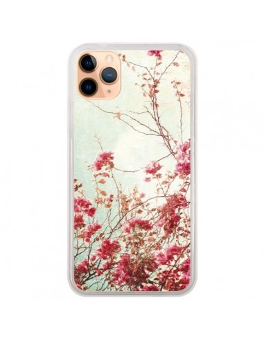 Coque iPhone 11 Pro Max Fleur Vintage Rose - Nico