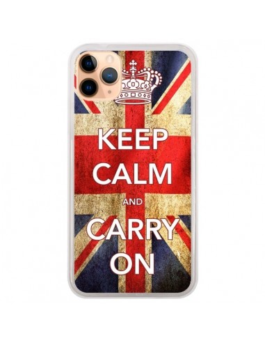 Coque iPhone 11 Pro Max Keep Calm and Carry On - Nico