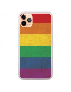 Coque iPhone 11 Pro Max Drapeau Arc En Ciel Gay - Nico