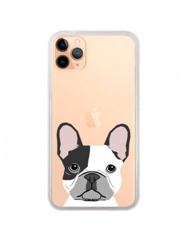 Coque iPhone 11 Pro Max Bulldog Français Chien Transparente - Pet Friendly