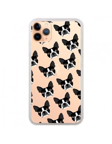 Coque iPhone 11 Pro Max Chiens Boston Terrier Transparente - Pet Friendly