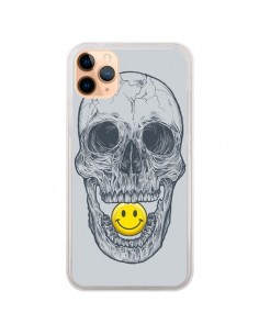 Coque iPhone 11 Pro Max Smiley Face Tête de Mort - Rachel...