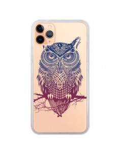 Coque iPhone 11 Pro Max Hibou Chouette Owl Transparente -...